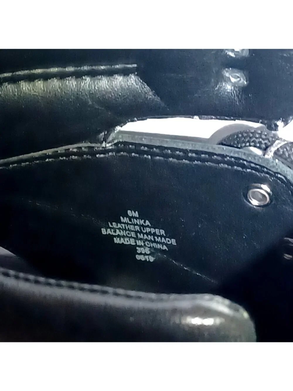Marc Fisher Boots Lug Sole Ankle Lace Patent Leather Black Combat Women Size 6